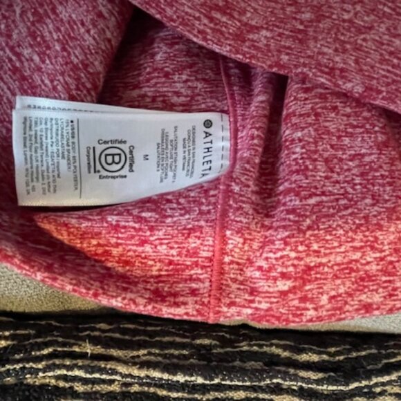Athleta Soft Buttery Leggings in Burgundy color. - Picture 4 of 4
